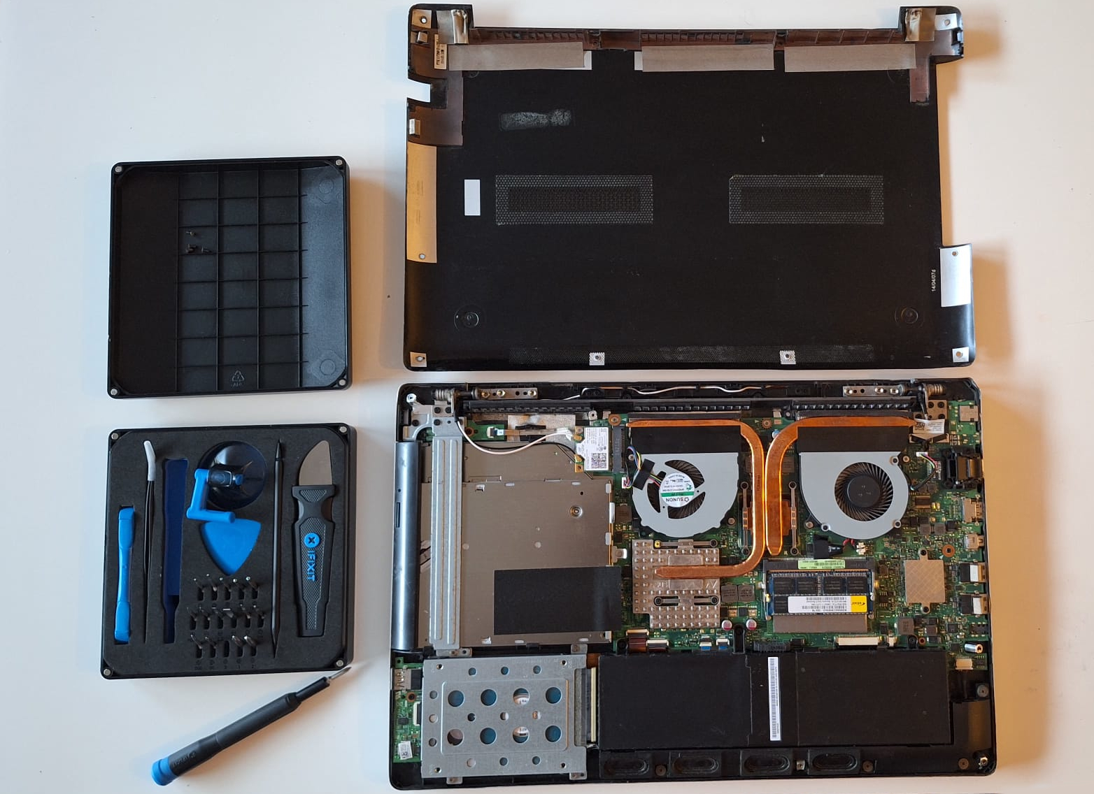 Reasssembled Laptop